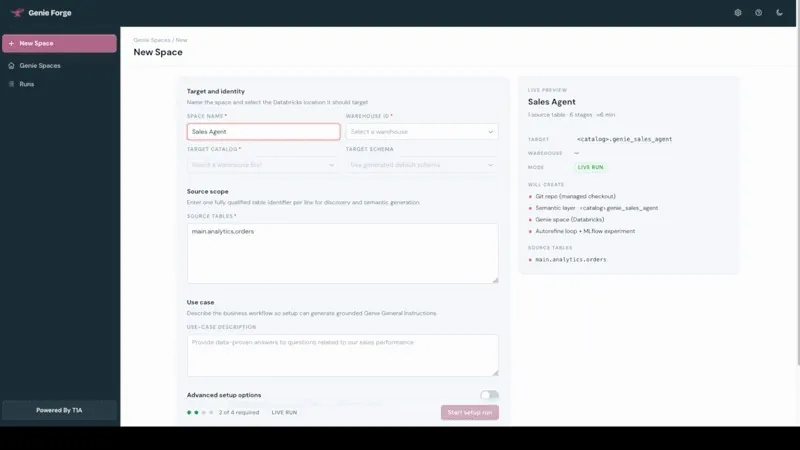 Genie Forge Demo